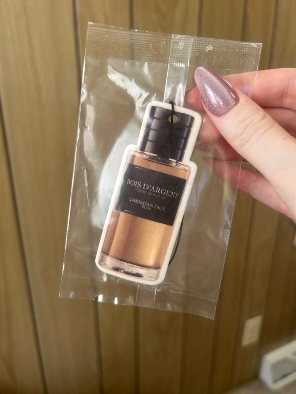 Dior Bois D’Argent car freshie